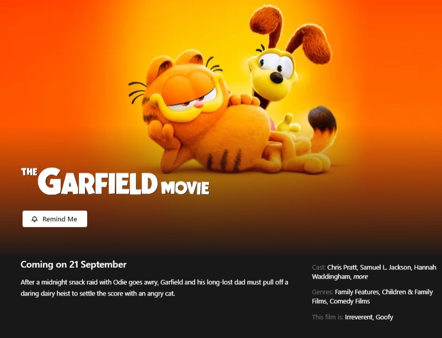 The Garfield Movie